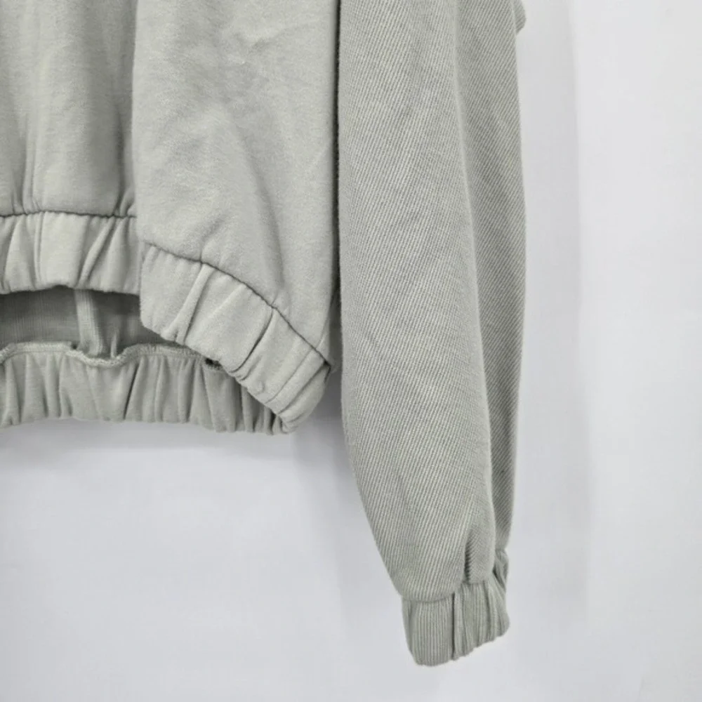 Adidas Pullover‎ Sweatshirt Cropped Athleisure Activewear Comfy Casual Size S - Picture 5 of 9